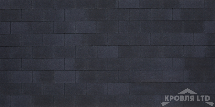 Гибкая черепица Тегола серия Категория BUSINESS PLUS коллекция UNICA RECTANGULAR цвет Giada Nero 168