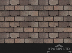 Гибкая черепица Дёке серия PREMIUM коллекция ЖЕНЕВА цвет Вагаси