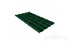Металлочерепица Камея, Полиэстер RAL   6005 зеленый мох, толщина 0,45