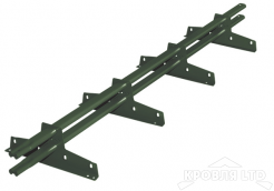 Снегозадержатель Roofsystems серия  ELITE 40*20, Полиэстер RAL 6020
зеленый хром, 3м