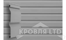 Сайдинг виниловый   GL Корабельная доска двухслойный серый 3,0 м