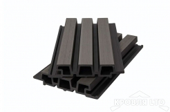 Фасадная панель брусковая из ДПК CO-EX MIX 33х165х3600 мм Grey dark